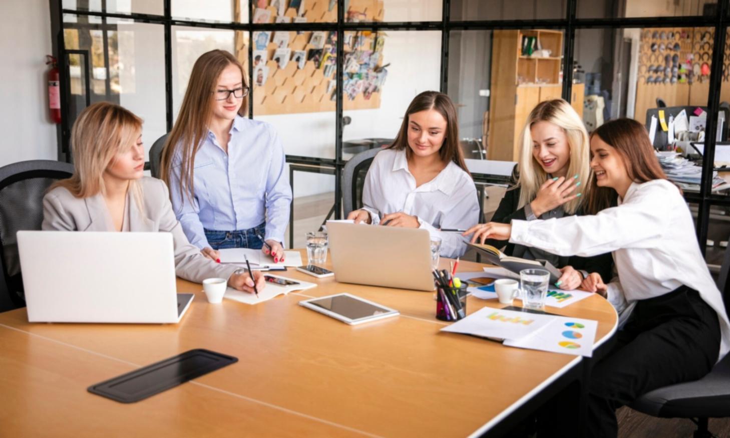 Modern startup workspace in Sydney showing collaborative environment